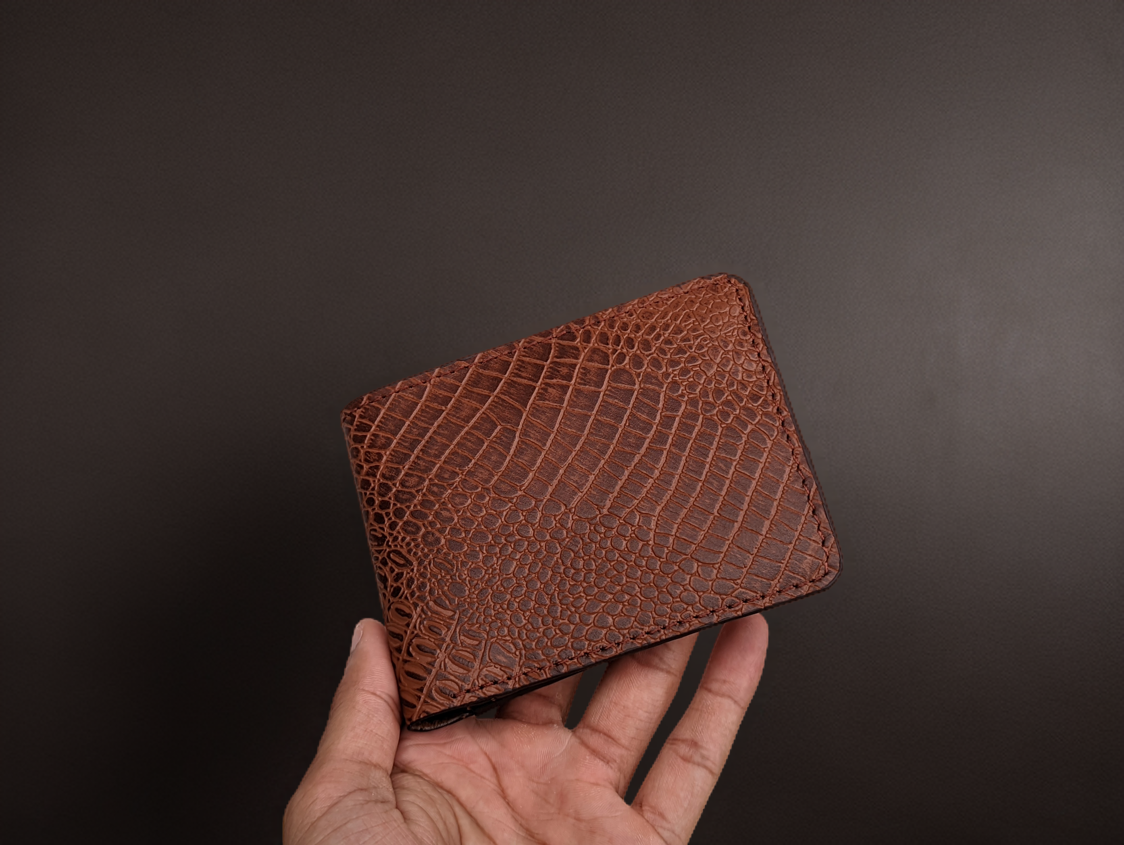 Walnut Brown Wallet from Crocolite Collection