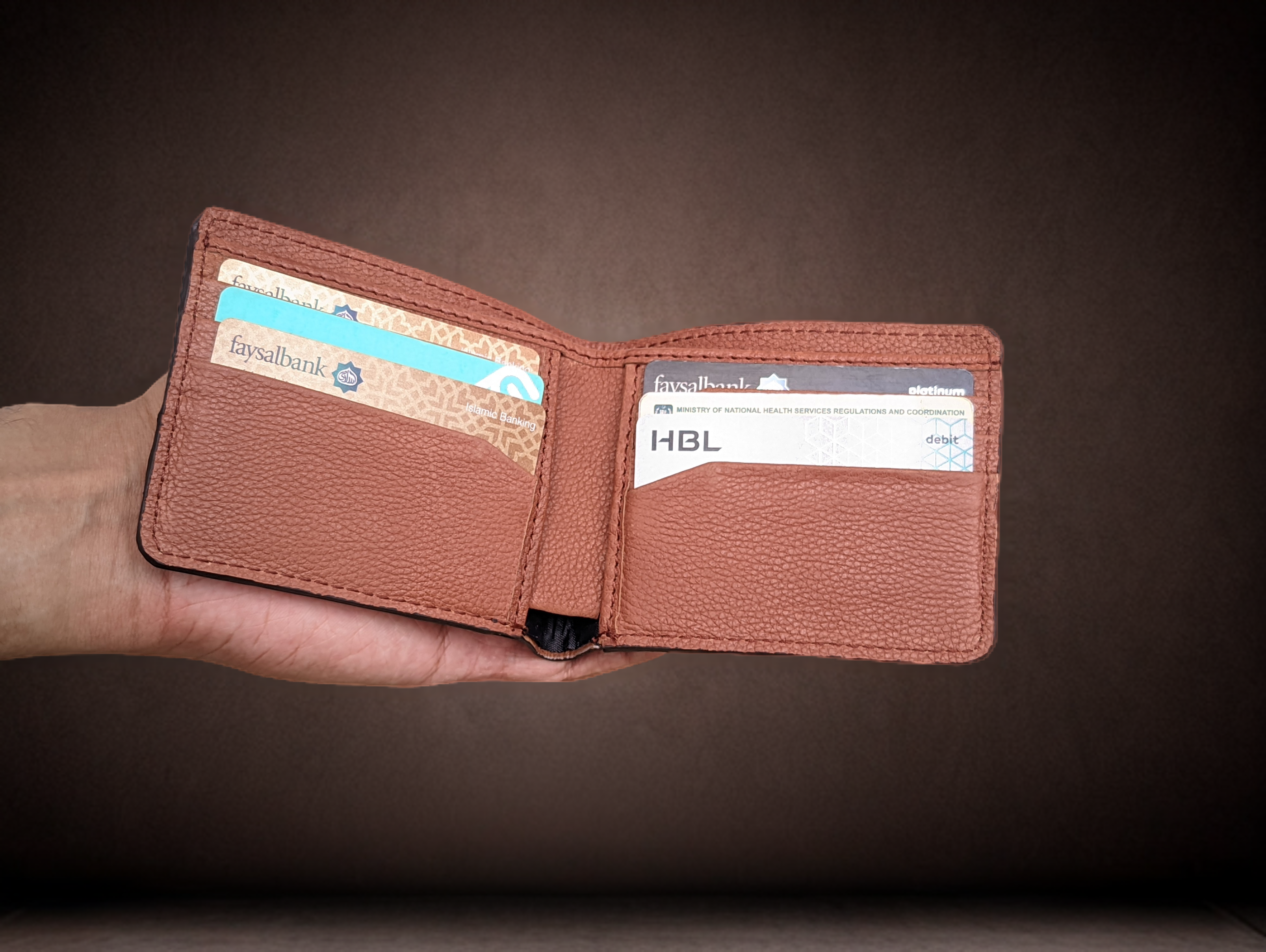 Walnut Brown Wallet from Crocolite Collection
