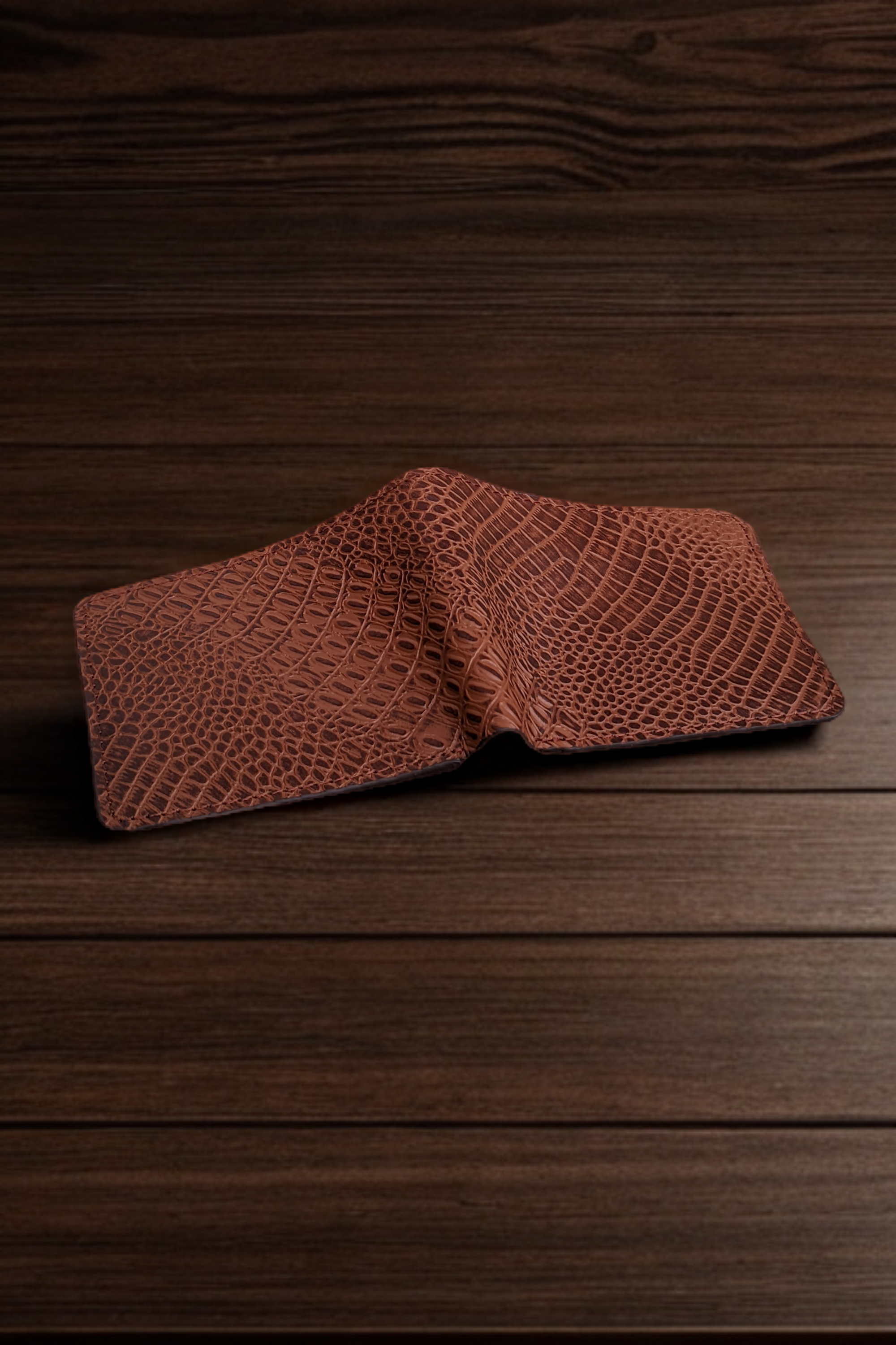 Walnut Brown Wallet from Crocolite Collection