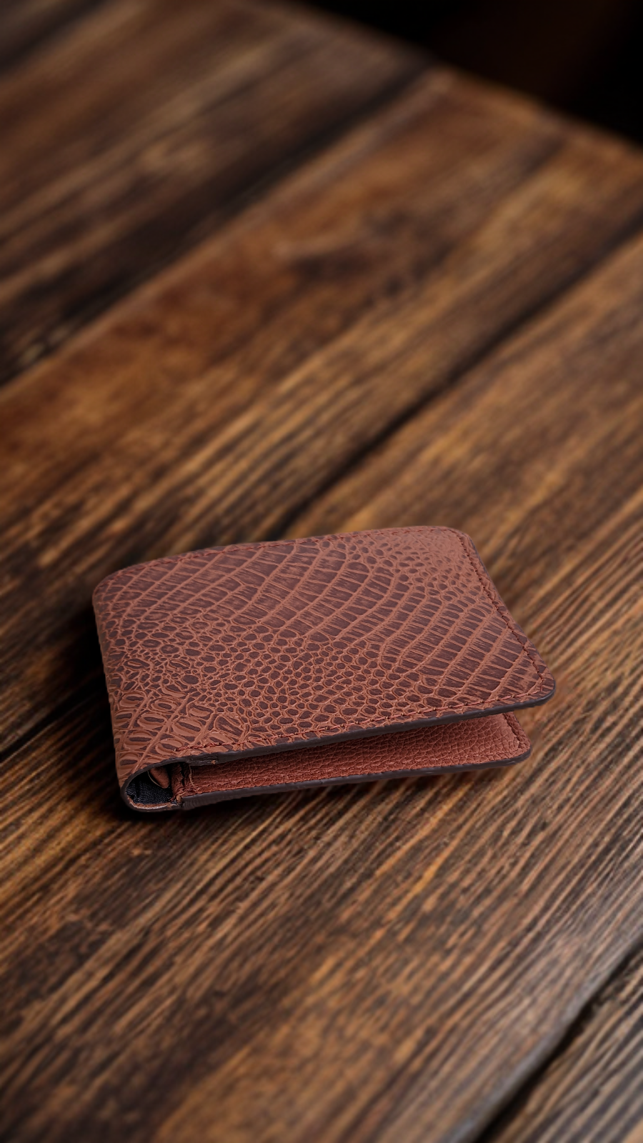 Walnut Brown Wallet from Crocolite Collection