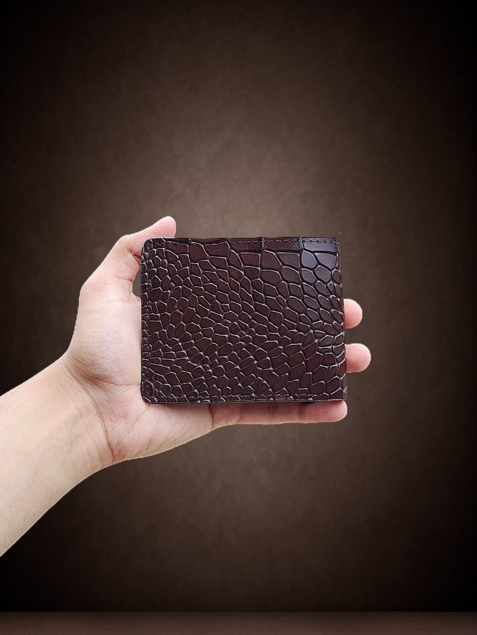 Choclate Brown Wallet from Crocolite Collection