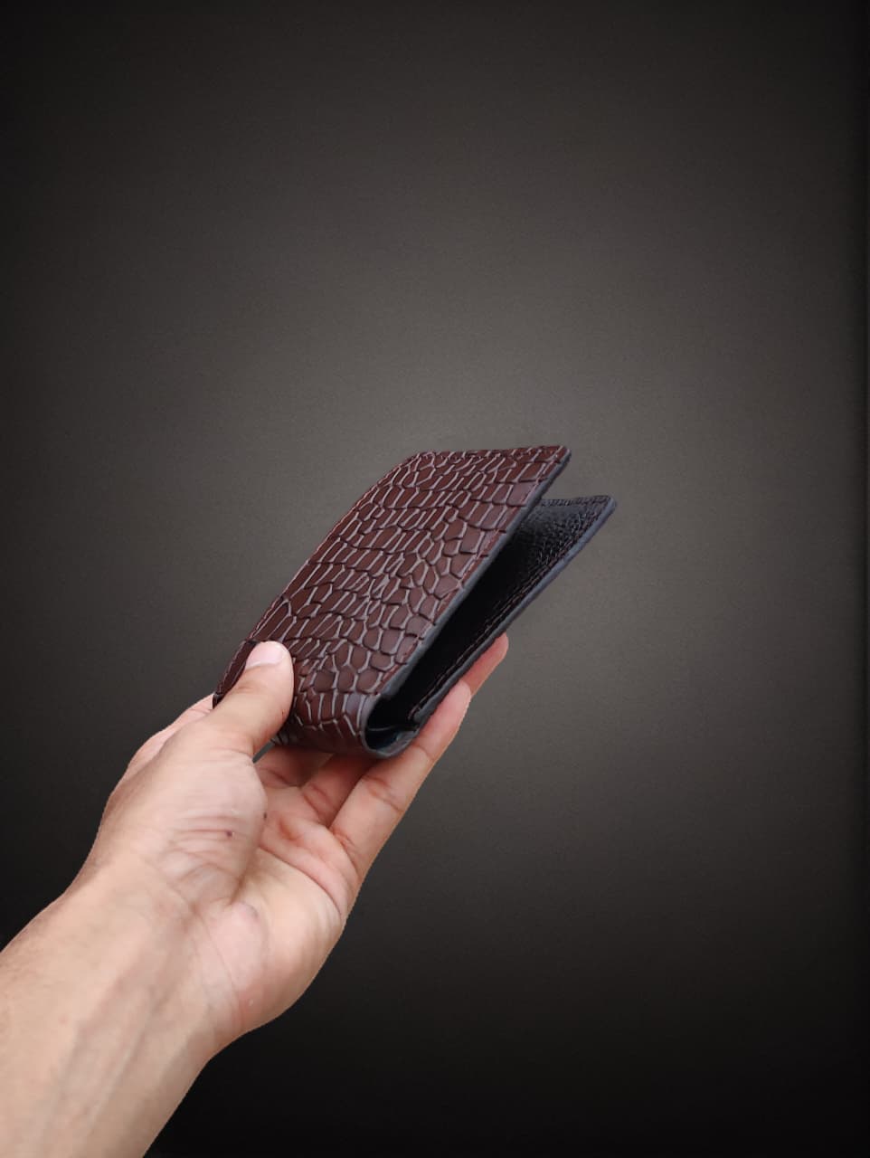 Choclate Brown Wallet from Crocolite Collection