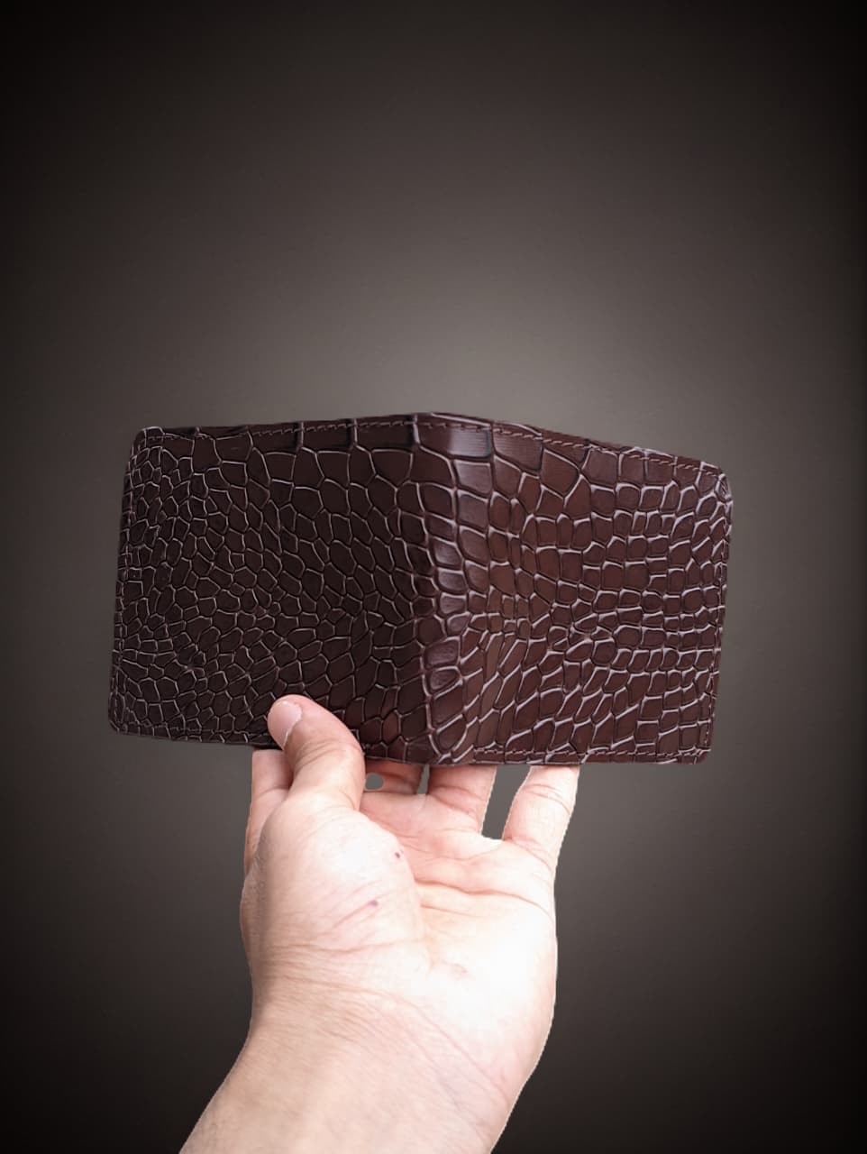 Choclate Brown Wallet from Crocolite Collection