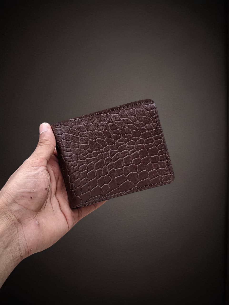 Vintage Brown Wallet from Crocolite Collection