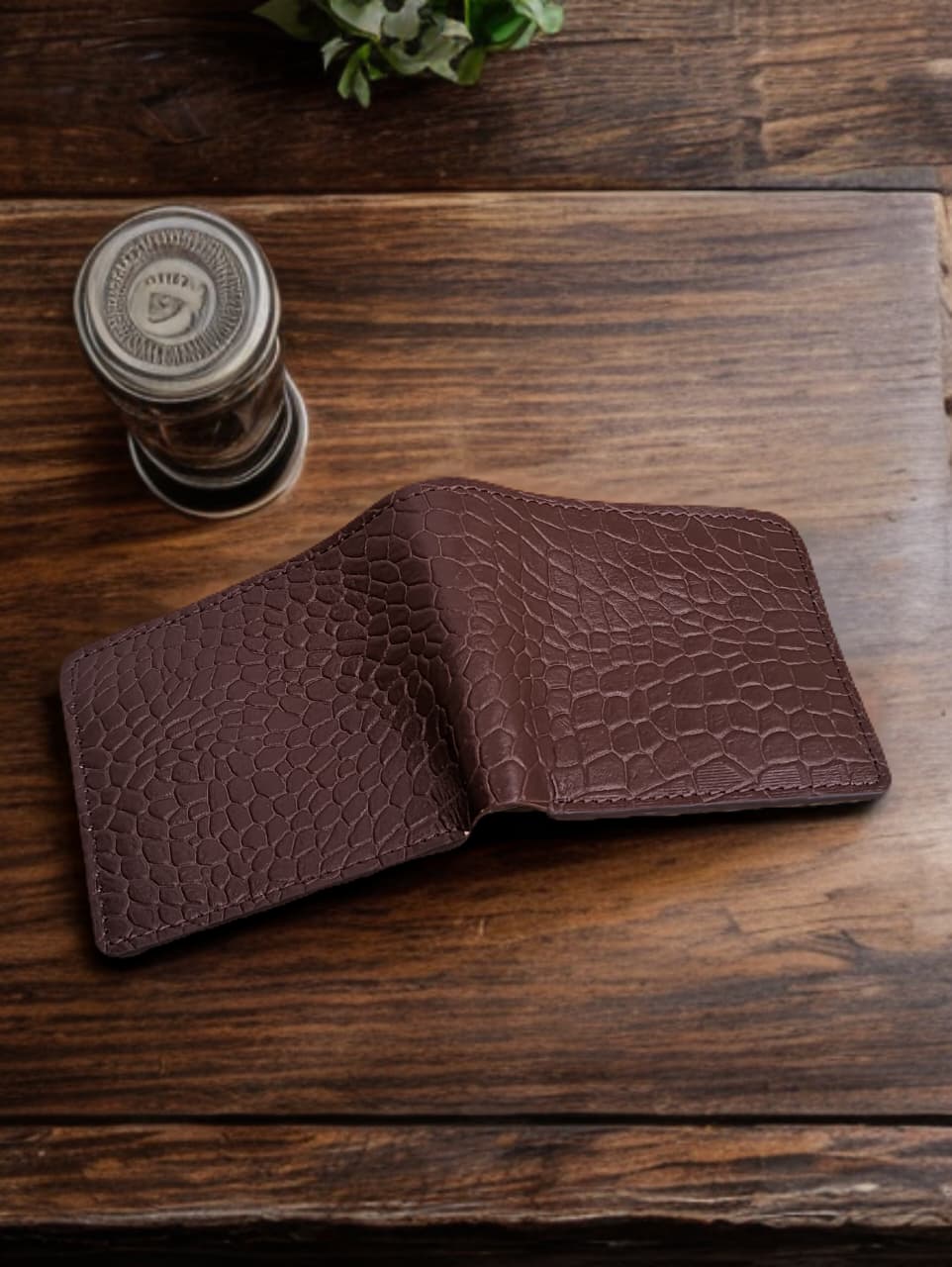 Vintage Brown Wallet from Crocolite Collection